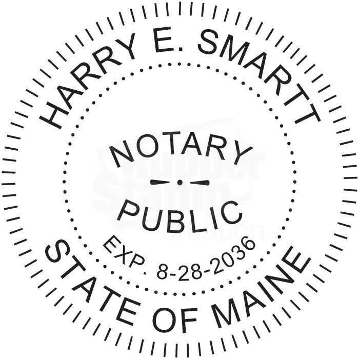 notary public seal stamp