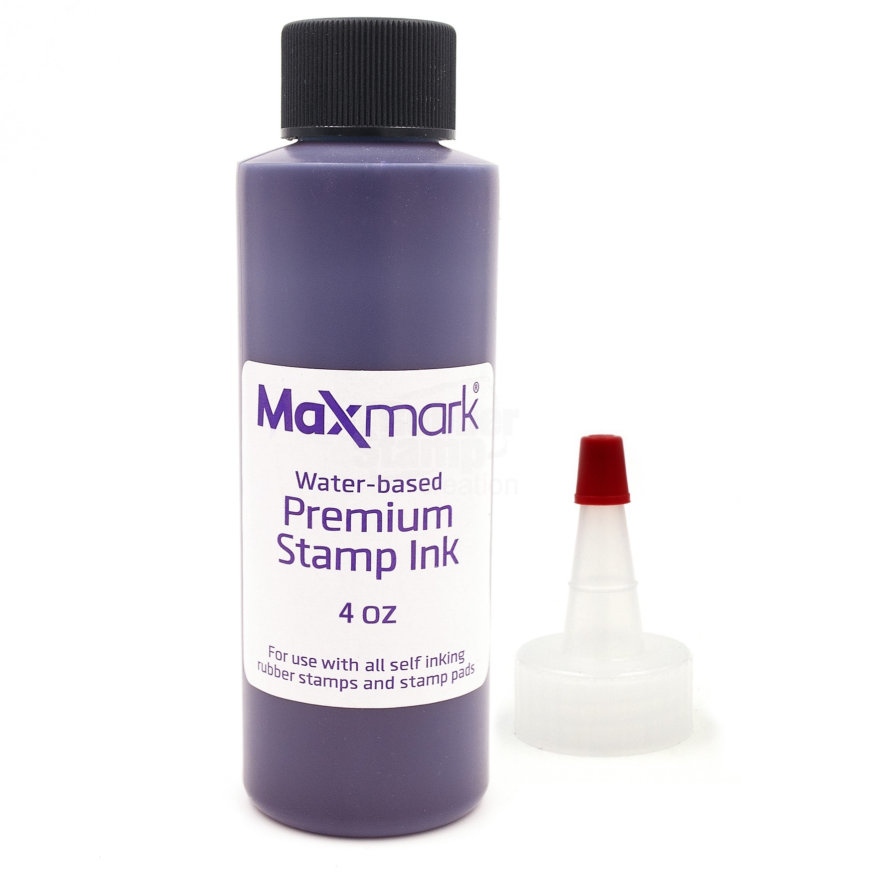 stamp ink pad blue purple ink