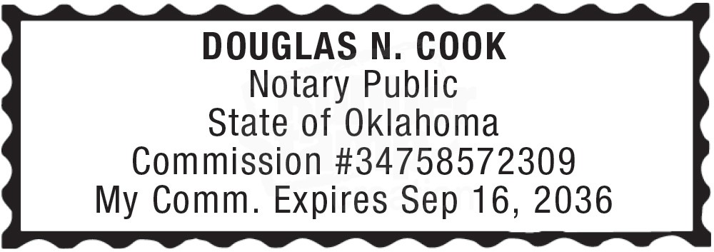 Notary Stamp For Oklahoma State Notary Stamps And Supplies 7291