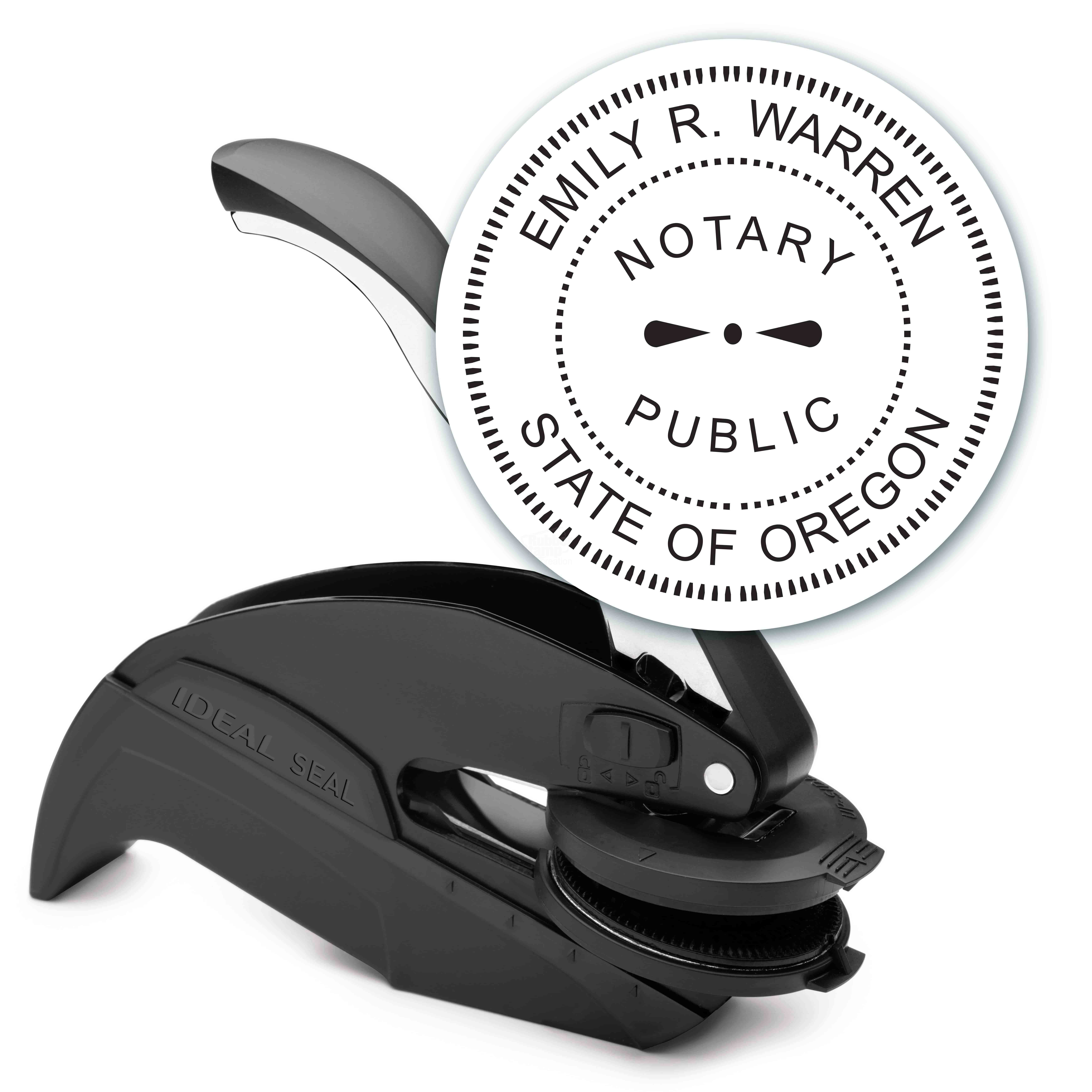 Notary Seal Embosser For Oregon State Includes Gold Burst Seal Labels 42 Count Notary 2240