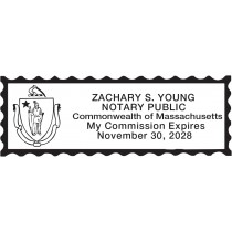 Notary Stamp for Massachusetts State 1