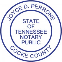 Notary Stamp for Tennessee State - Round